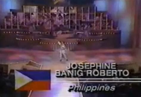 JOSEPHINE BANIG ROBERTO in INTERNATIONAL STAR .